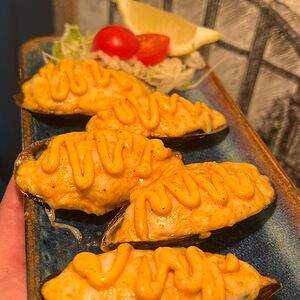 Запеченные мидии под сливочным соусом S