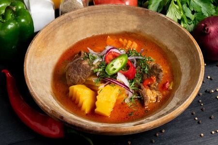  Жаркое с говядиной 