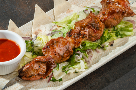 Шашлык из мякоти баранины