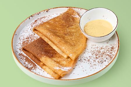 Блины со сгущенным молоком