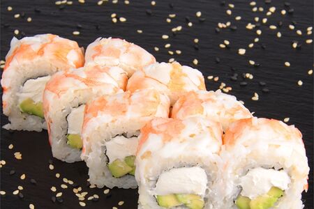 Ролл Филадельфия с креветкой