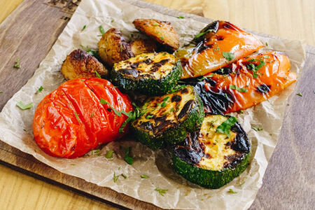 Овощи на мангале