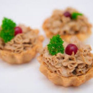 Нежный паштет в хрустящих тарталетках