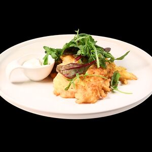 Драники со сметаной