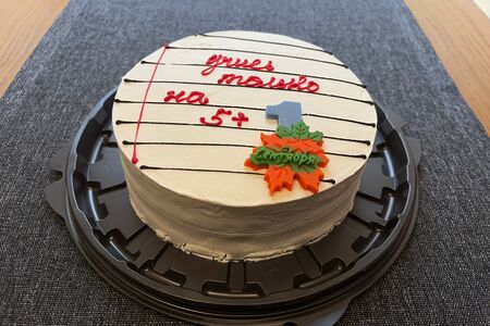 Торт Сметанник 1 сентября 