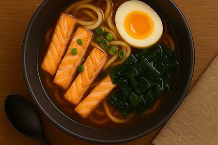 Удон с рыбой