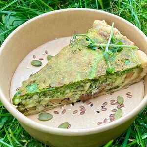 Пирог с лисичками 