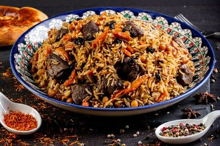 Плов с говядиной