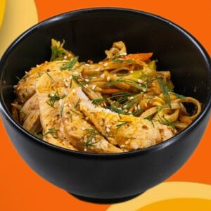 Удон с курицей