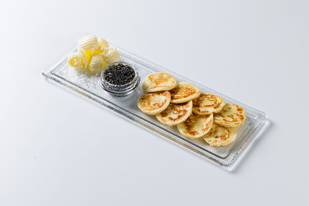 Черная икра с оладьями 28,6г