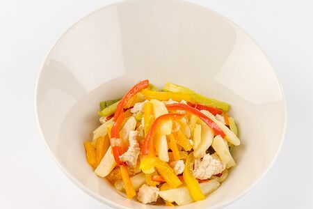 Оощное рагу с нежной индейкой