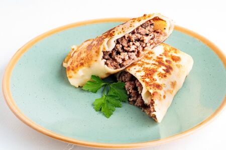 Блин с мясом 