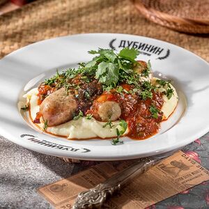 Братвурст с картофельным пюре