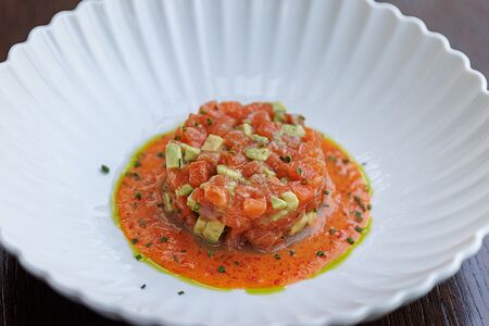 Тартар из лосося