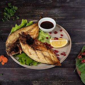 Дорадо на мангале