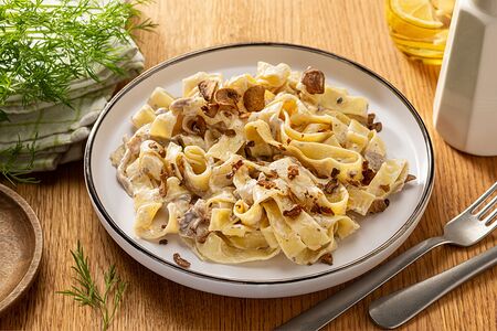 Паста с грибами