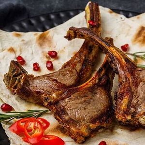 Шашлык из бараньей корейки