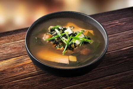 Мисо-суп с лососем