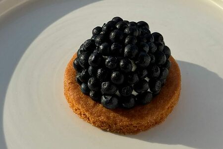 Тарталетка сабле бретон с голубикой