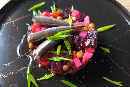 Винегрет с килькой 