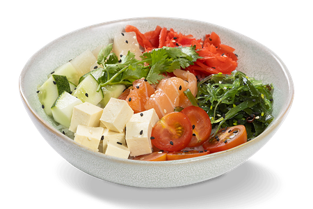 Поке С лососем