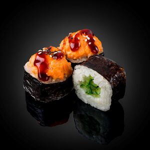 Ролл Шидзу Сяке Запеченный