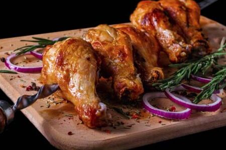 Шашлык из куриной голени