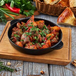 Яндекс жаркое с телятиной