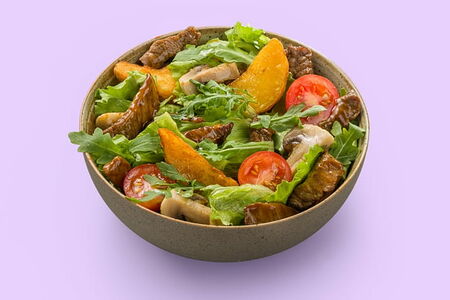 Салат с говядиной и картофелем