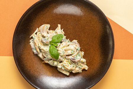 Трубач с белыми грибами