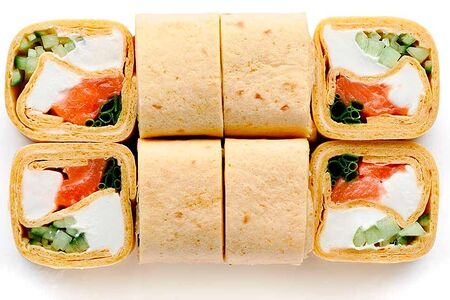 Тортилья с лососем