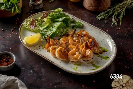 Креветки гриль