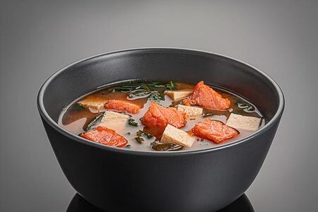 Мисо суп с лососем