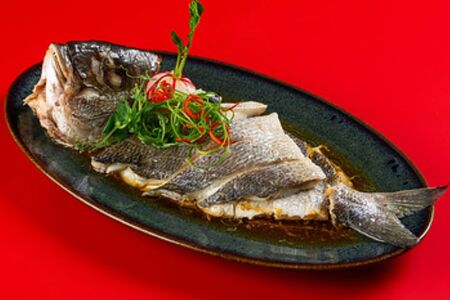 Сибас на пару