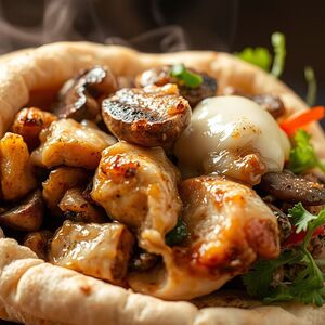 Шаверма с сыром 