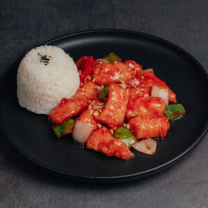 Судак в кисло-сладком соусе