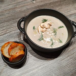 Крем-суп грибной