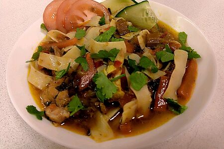 Лагман из курицы