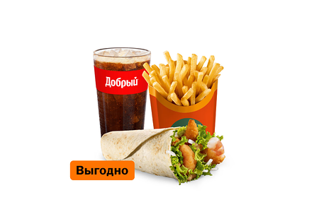 Шримп Ролл Большой Комбо