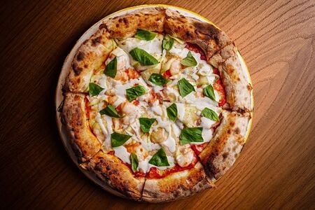 С креветками и цукини 