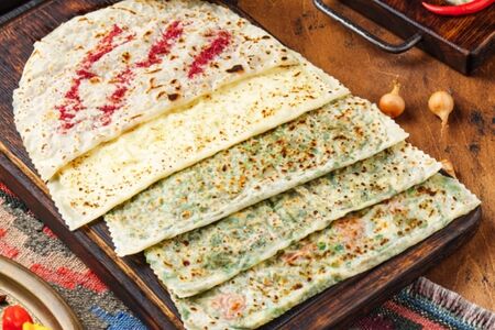 Кутаб с мясом