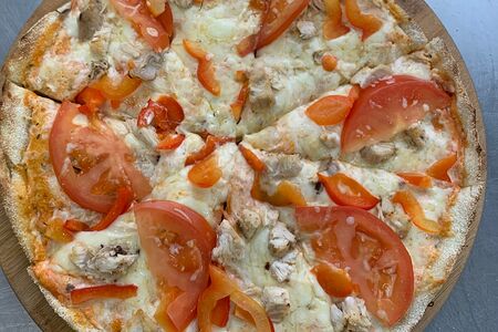 С курицей и перцем