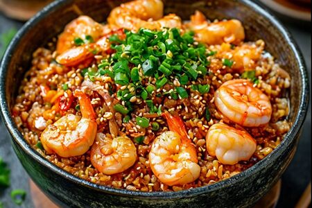 Тяхан с морепродуктами