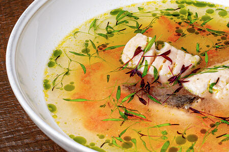 Волжская уха на судаке