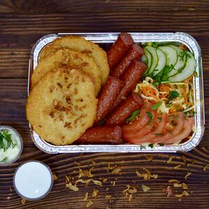 Ланч-бокс с драниками