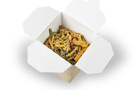 Удон с курицей