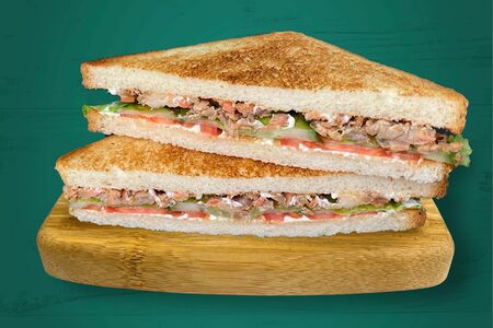 Сэндвич с лососем	