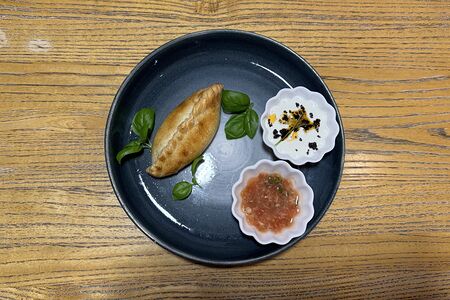 Пирог с говяжьей печенью 