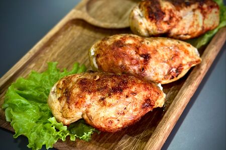 Шашлык из куриного филе