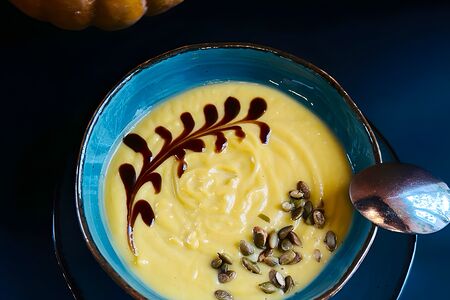 Тыквенный крем-суп с апельсиновой цедрой